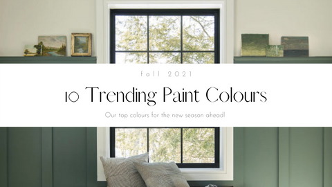 10 Trending Paint Colours for Fall 2021