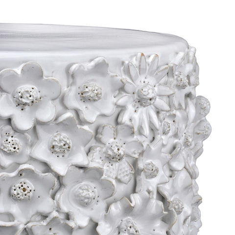 Flora Blanca Accent Table