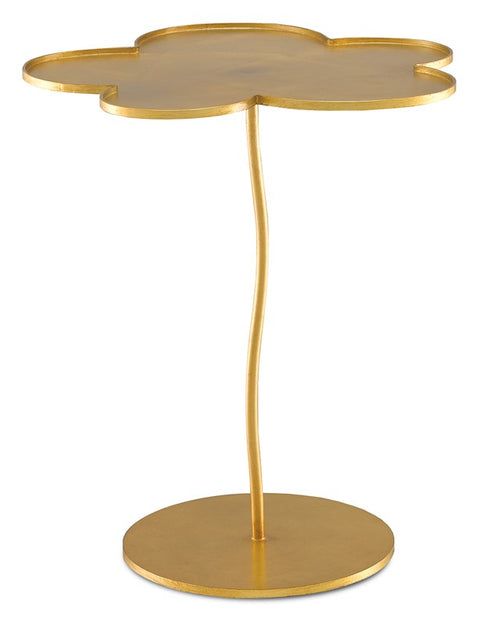 Golden Bloom Small Side Table