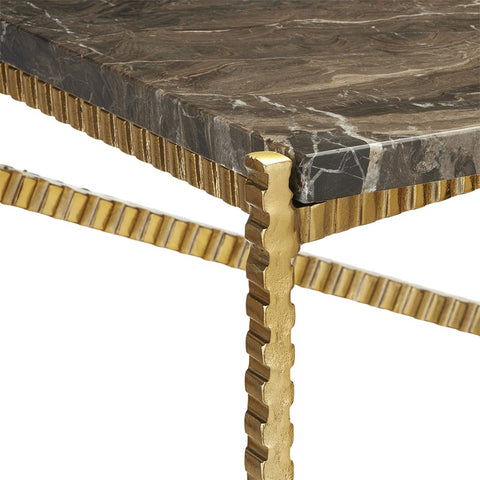 Leif Gold Console Table