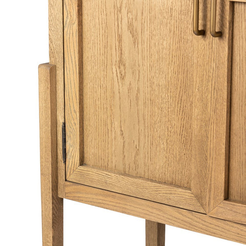 KoKo Bar Cabinet, Oak Solid