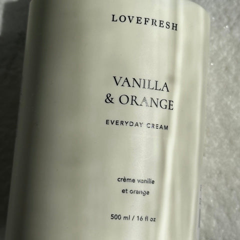 Everyday Cream - Vanilla & Orange, LOVEFRESH