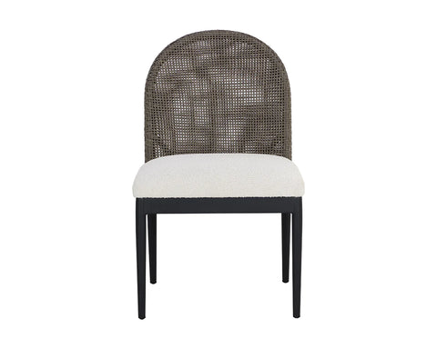 Nova Outdoor Dining Chair, Black