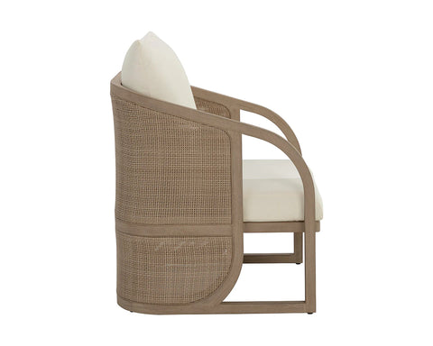 Saint Tropez Lounge Chair, Drift Brown
