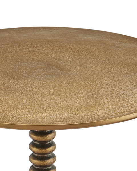 Kingsley Brass Accent Table