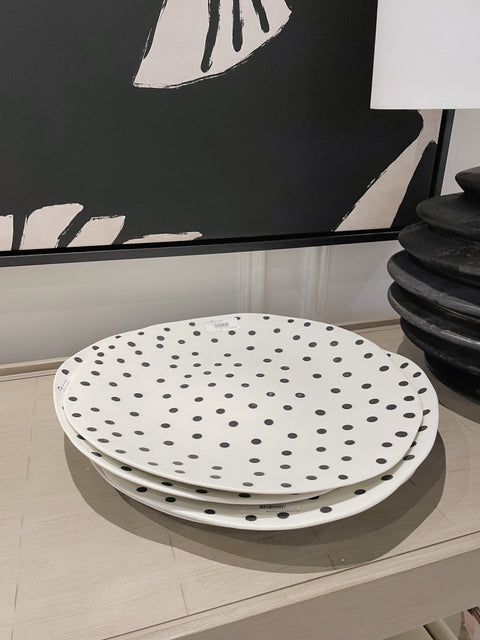 Jennifer Graham Polka Dot Circle Platter