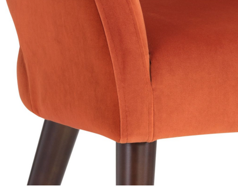 Luisa Dining Chair, Autumn Orange