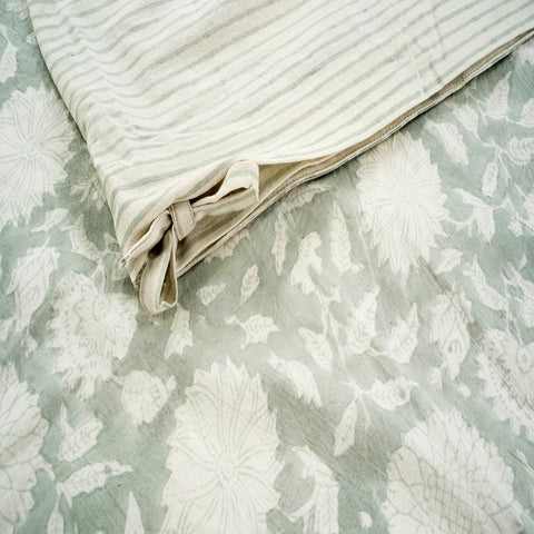 Maeve Block Print Duvet Set