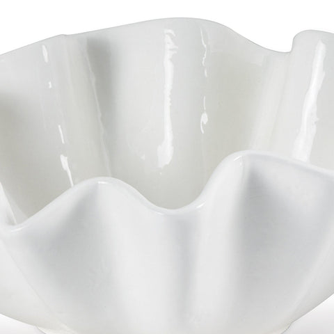 Ruffle Ceramic Bowl, Medium