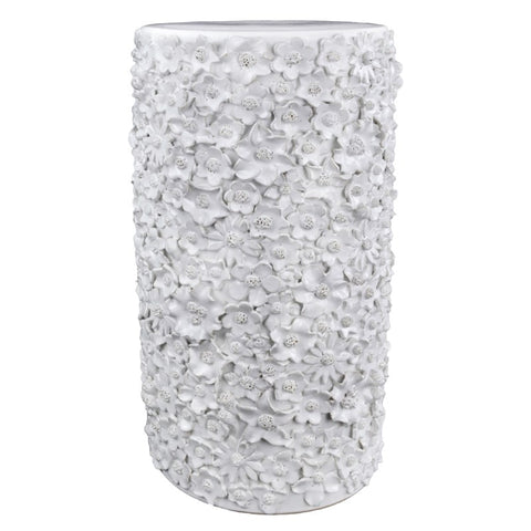 Flora Blanca Accent Table