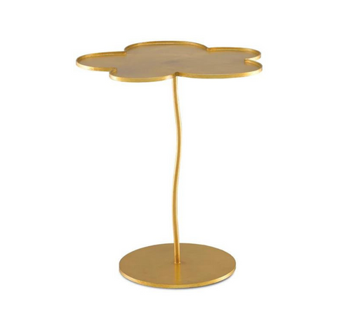 Golden Bloom Small Side Table