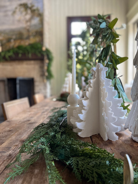 Handmade Ivory Paper Tree, Small and Large