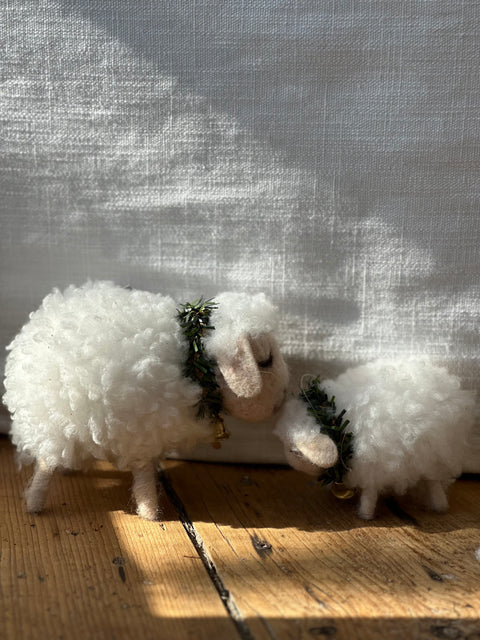 Wool Sheep, Set of 2