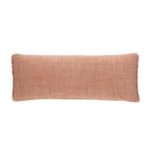 Mongolia Linen Pillow, Nude