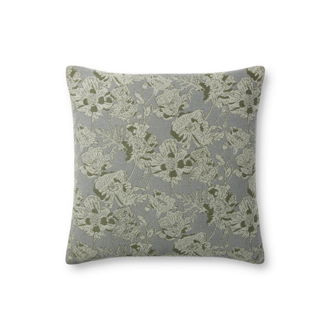 Matilda Pillow, Silver Sage by Amber Lewis × Loloi