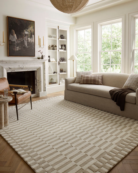 Helena Woven Wool Rug Grey White – Lost Design Society