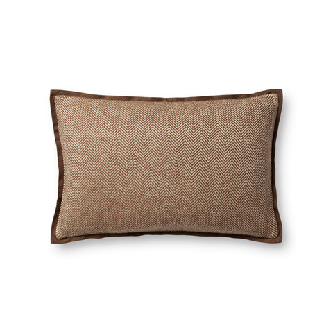 Jean Stoffer × Loloi Pillow Chocolate