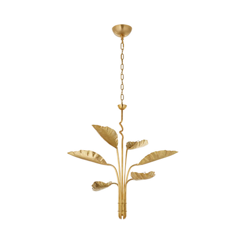 Dumaine Medium Pierced Leaf Chandelier