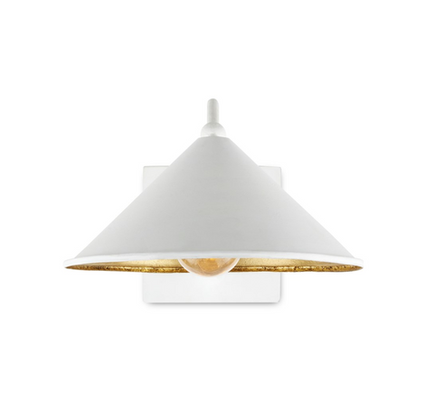 Pippa White Single Swing-Arm Wall Sconce