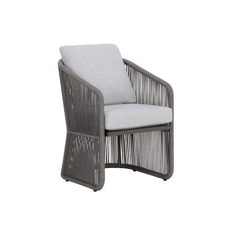 Monaco Outdoor Armchair, Warm Grey
