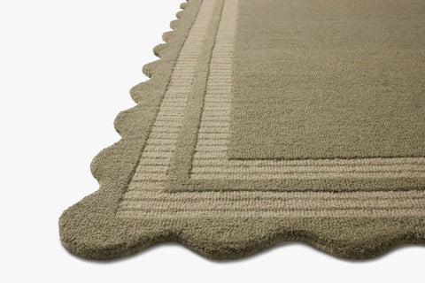 Chris Loves Julia x Loloi, Scottie  Olive / Pebble Rug