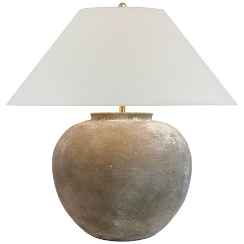 Casey Medium Table Lamp - Silt Grey Ceramic