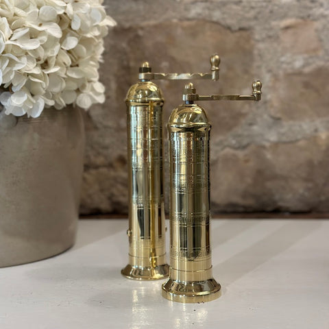 Brass Pepper & Salt Mill