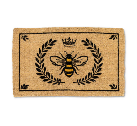 Bee In Crest Doormat XL