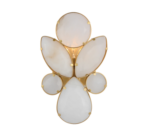 Lloyd Small Jeweled Sconce - Alabaster