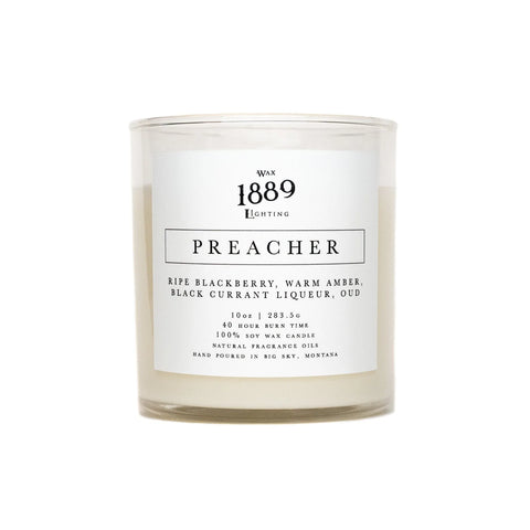 1889 Wax Candle - Preacher
