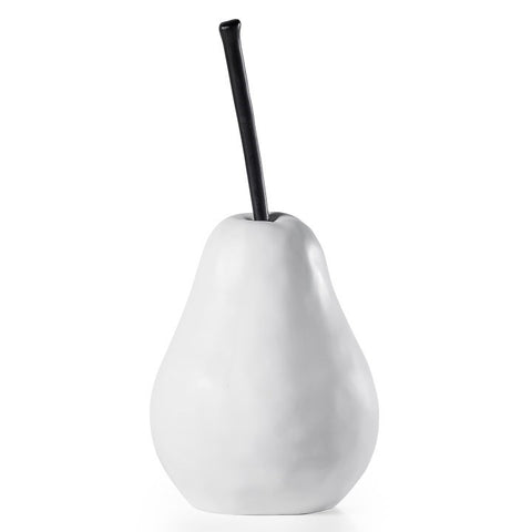 Pear Sculpture White