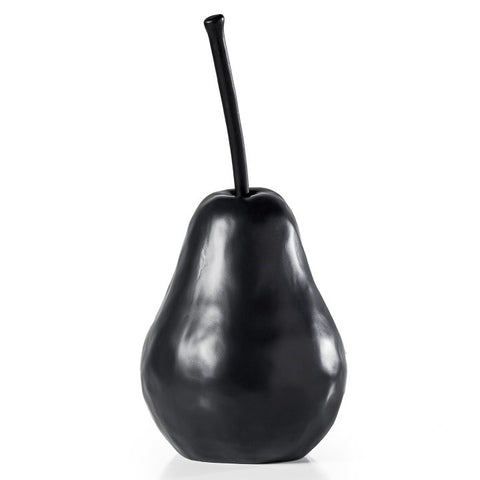 Pear Sculpture Black