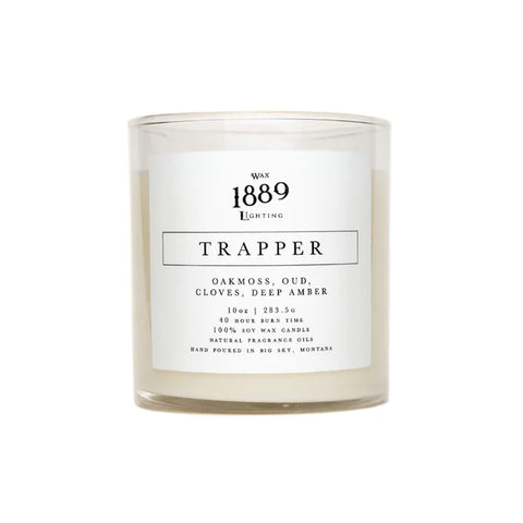 1889 Wax Candle - Trapper