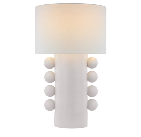 Bajnok Table Lamp, Plaster White