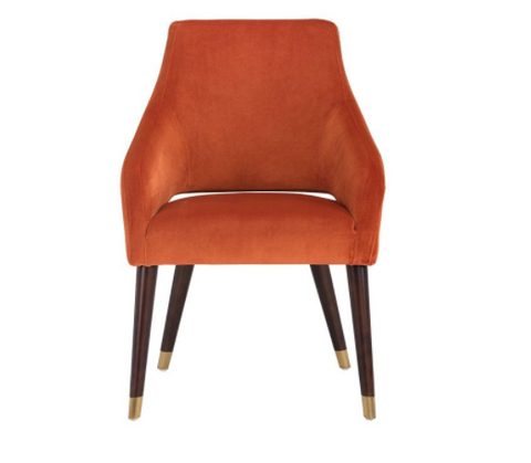 Luisa Dining Chair, Autumn Orange