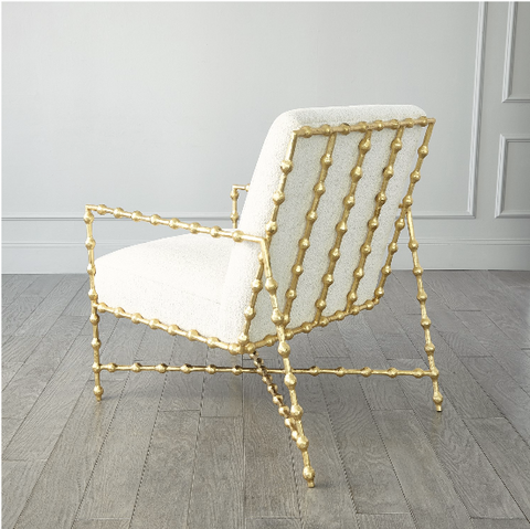 Reign Chair, Gold Leaf