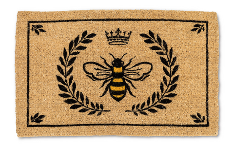 Bee In Crest Doormat XL