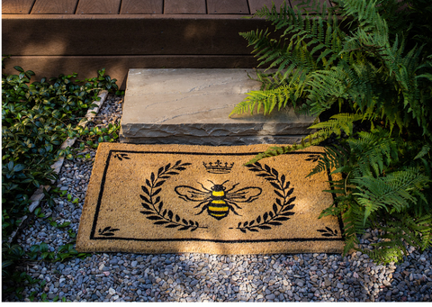 Bee In Crest Regular Doormat