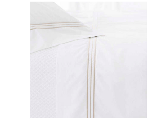 Fiorella Embroidered Pillowcases, Linen