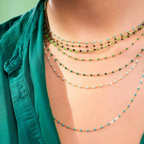 gigiCLOZEAU Classic Necklace - Emerald