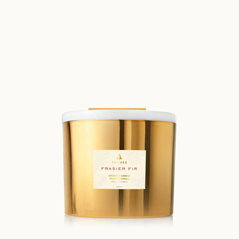 Frasier Fir Gold Candle