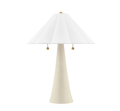 Scalloped Table Lamp